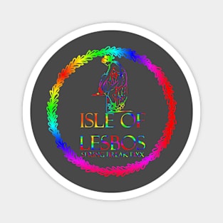 Isle of Lesbos Spring Break (rainbow) Magnet